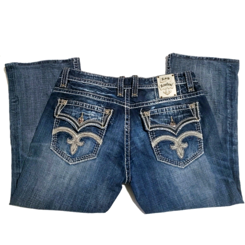 Rock Revival Tucker Boot Flap Button Pocket 40